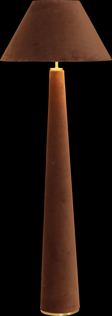 Banneker Shade Brown Floor Lamp - Thumbnail - Image 3