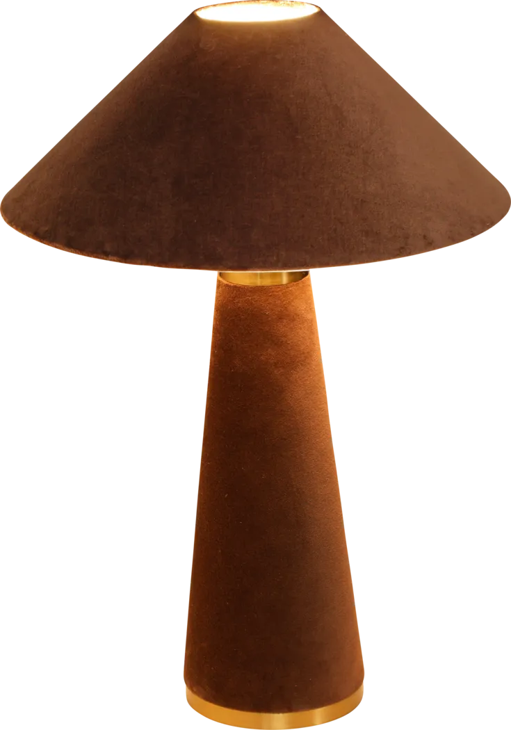 Banneker Shade Brown Lamp - Thumbnail - Image 4