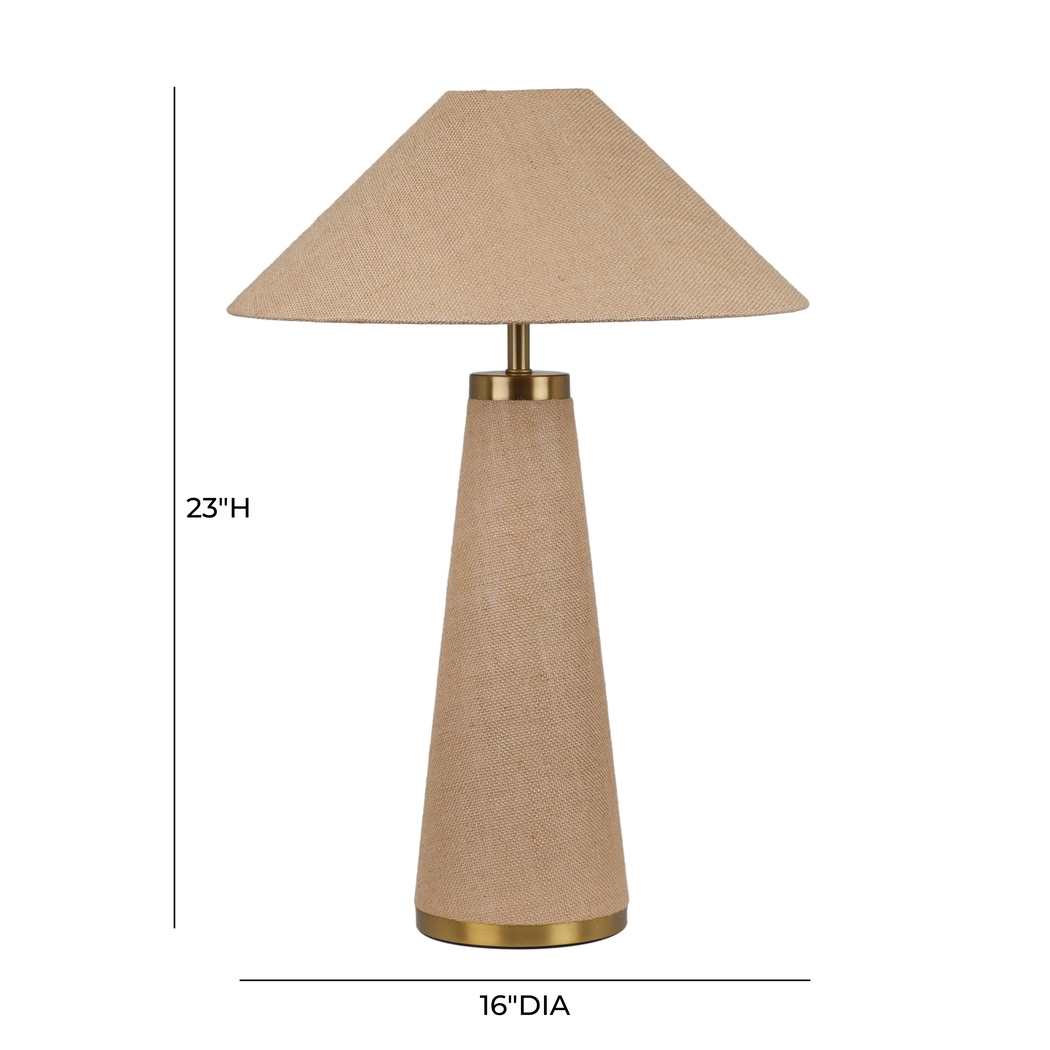 Banneker Shade Natural Lamp - Thumbnail - Image 5