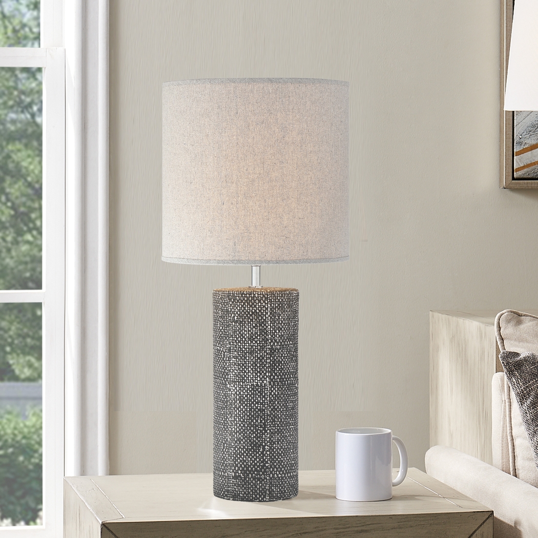 Banner Lane Gray Table Lamp - Thumbnail - Image 4
