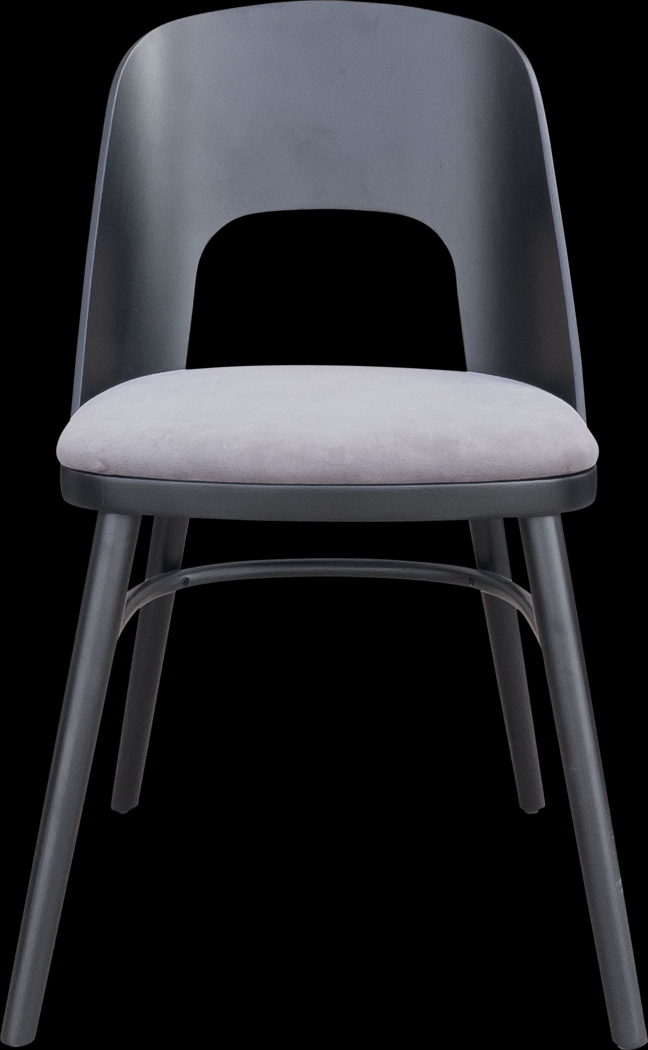 Banneret Black Dining Chair, Set of 2 - Thumbnail - Image 6