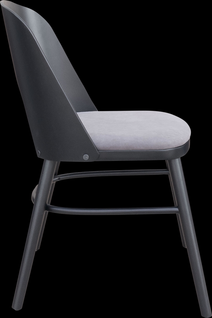 Banneret Black Dining Chair, Set of 2 - Thumbnail - Image 7