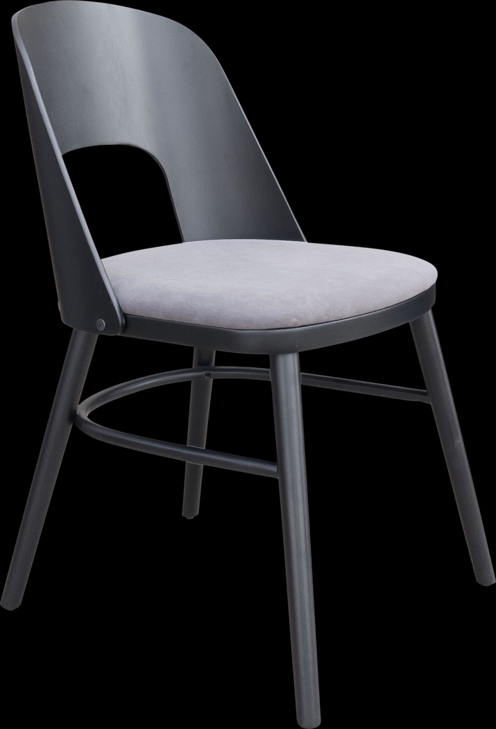 Banneret Black Dining Chair, Set of 2 - Thumbnail - Image 8