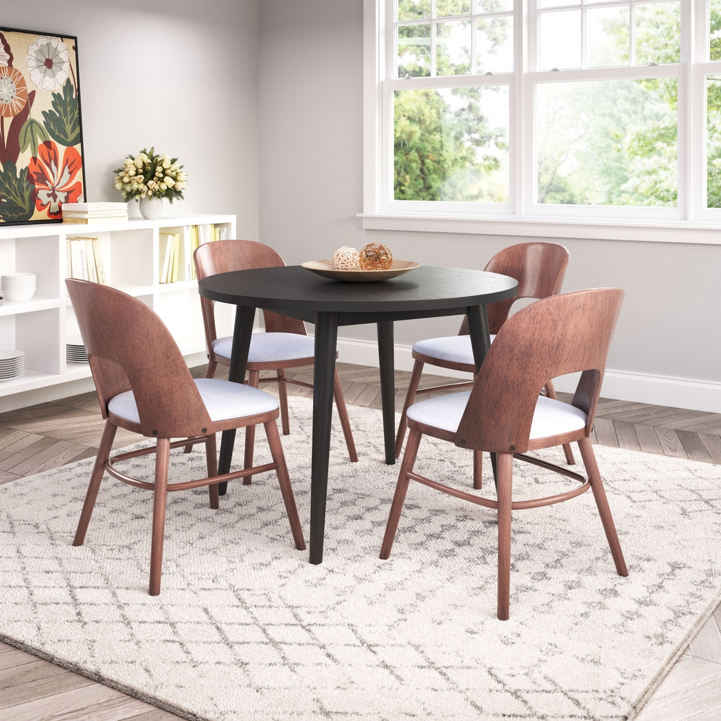 Banneret Walnut Dining Chair, Set of 2 - Thumbnail - Image 3