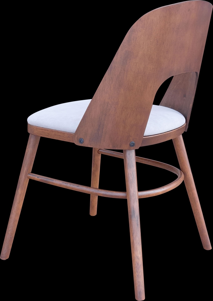 Banneret Walnut Dining Chair, Set of 2 - Thumbnail - Image 4
