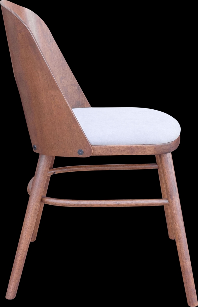 Banneret Walnut Dining Chair, Set of 2 - Thumbnail - Image 7