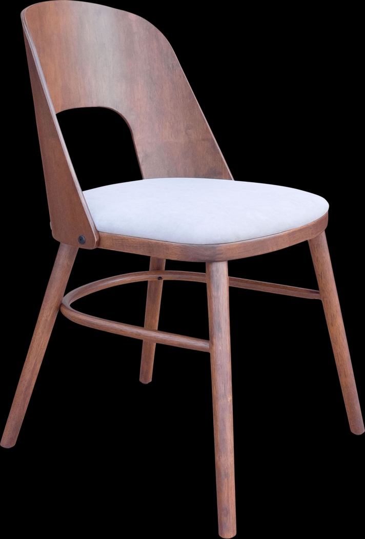 Banneret Walnut Dining Chair, Set of 2 - Thumbnail - Image 8