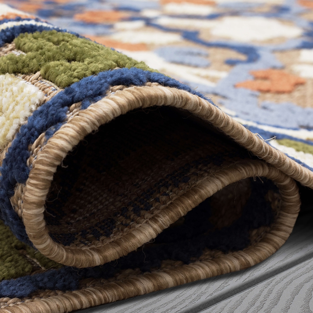 Bannia Bay Multi 7'10 x 10' Indoor/Outdoor Rug - Thumbnail - Image 5