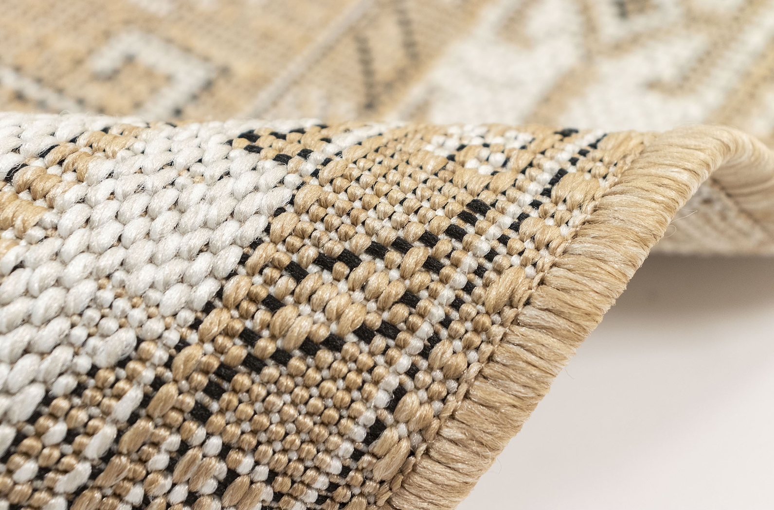 Bannigan Natural 6'6 x 9'4 Indoor/Outdoor Rug - Thumbnail - Image 7