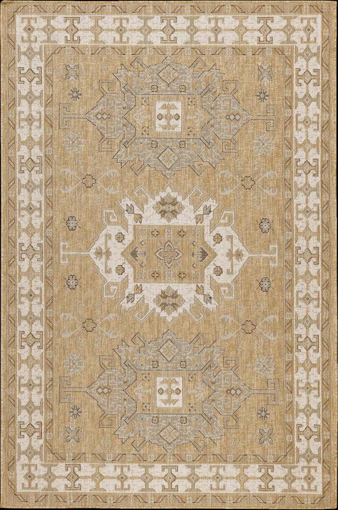 Bannigan Natural 7'10 x 9'10 Indoor/Outdoor Rug - Thumbnail - Image 1