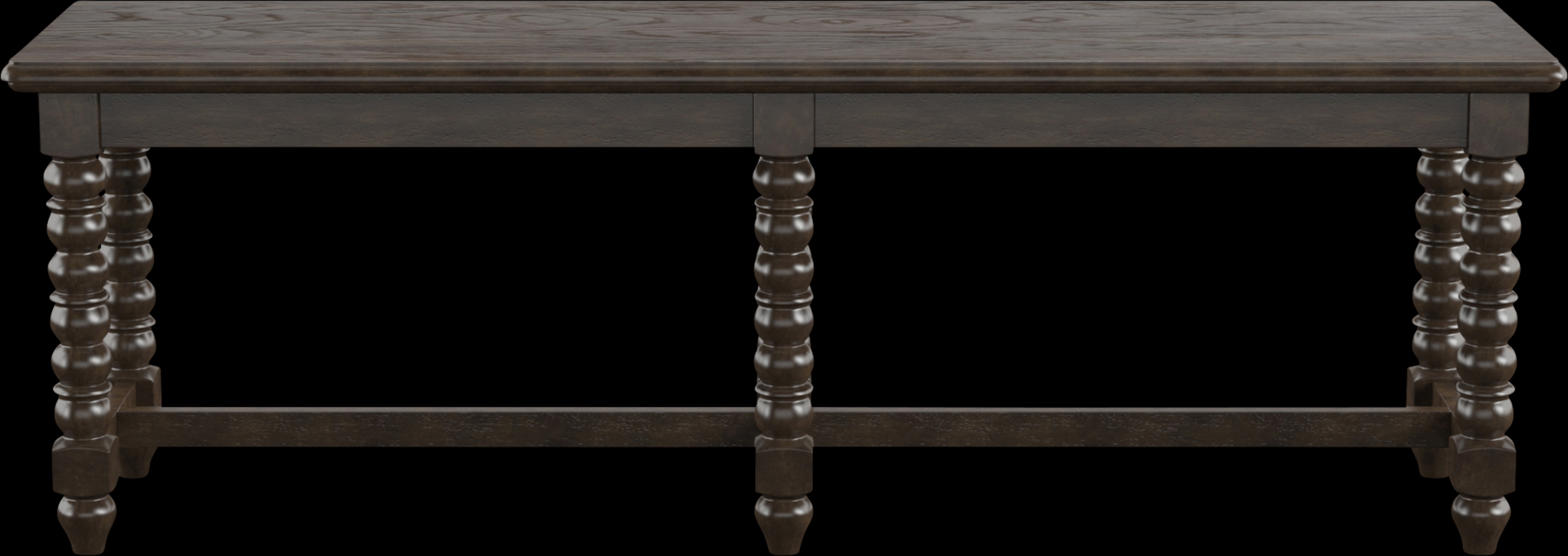 Bannock Espresso Dining Bench - Thumbnail - Image 2