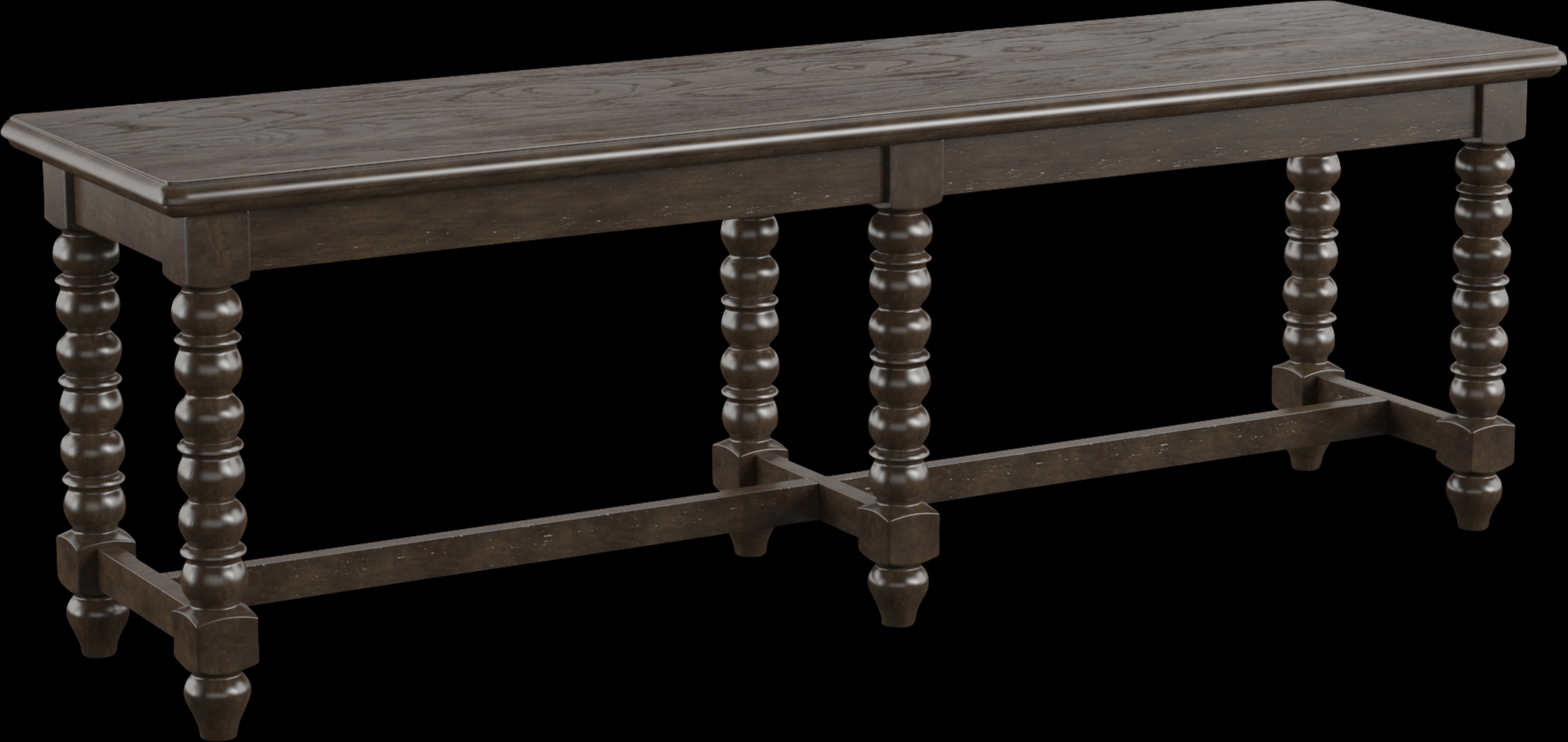Bannock Espresso Dining Bench - Thumbnail - Image 1
