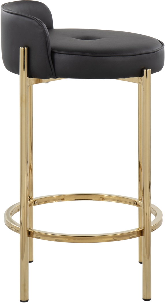 Bannon I Black Counter Stool Set of 2 - Thumbnail - Image 3