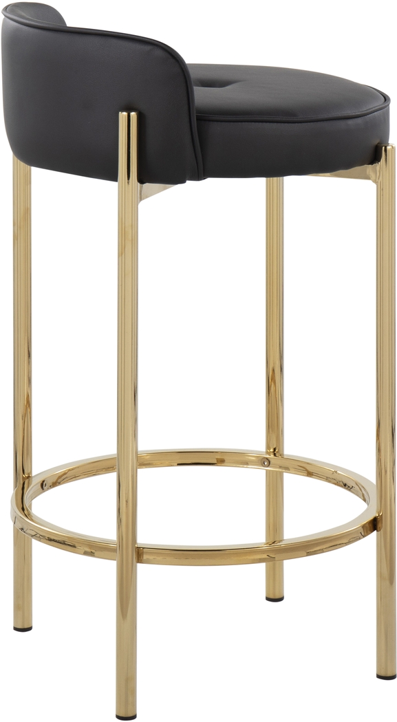 Bannon I Black Counter Stool Set of 2 - Thumbnail - Image 4