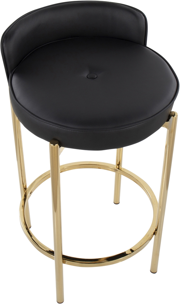 Bannon I Black Counter Stool Set of 2 - Thumbnail - Image 7