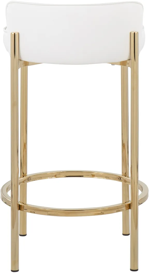 Bannon I White Counter Stool Set of 2 - Thumbnail - Image 5