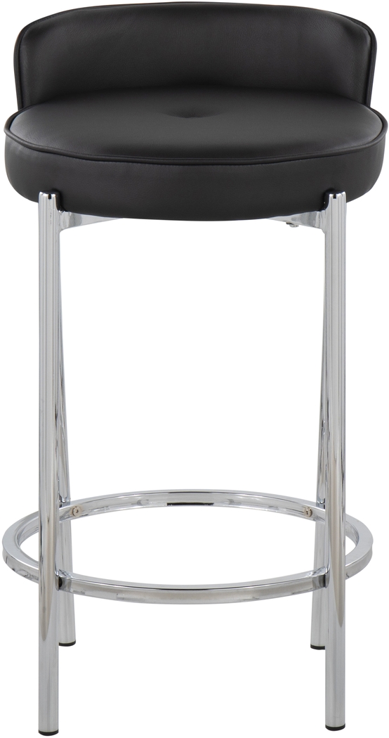 Bannon II Black Counter Stool Set of 2 - Thumbnail - Image 6