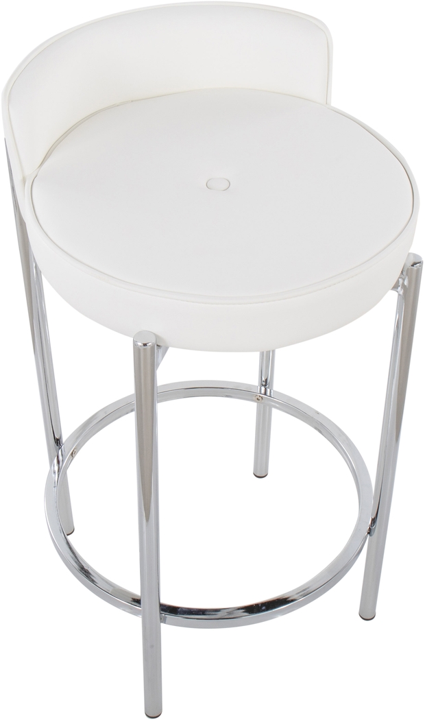 Bannon II White Counter Stool Set of 2 - Thumbnail - Image 7
