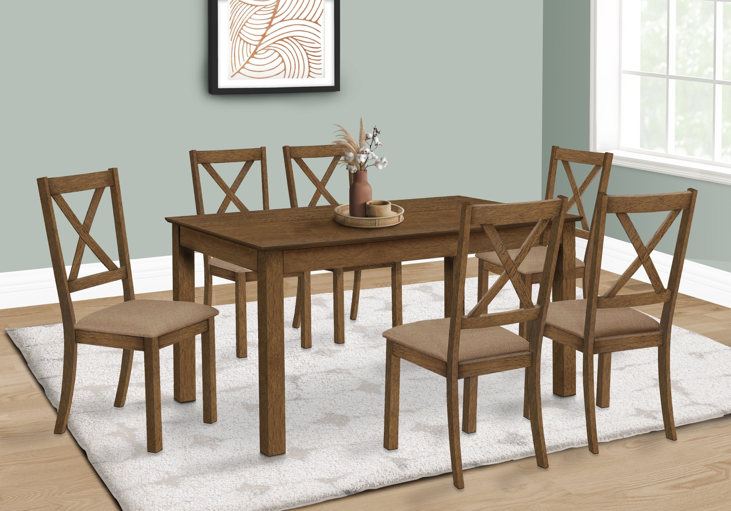 Bannyan Walnut Dining Table - Thumbnail - Image 2