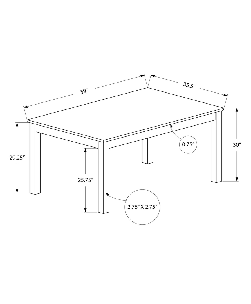 Bannyan Walnut Dining Table - Thumbnail - Image 4