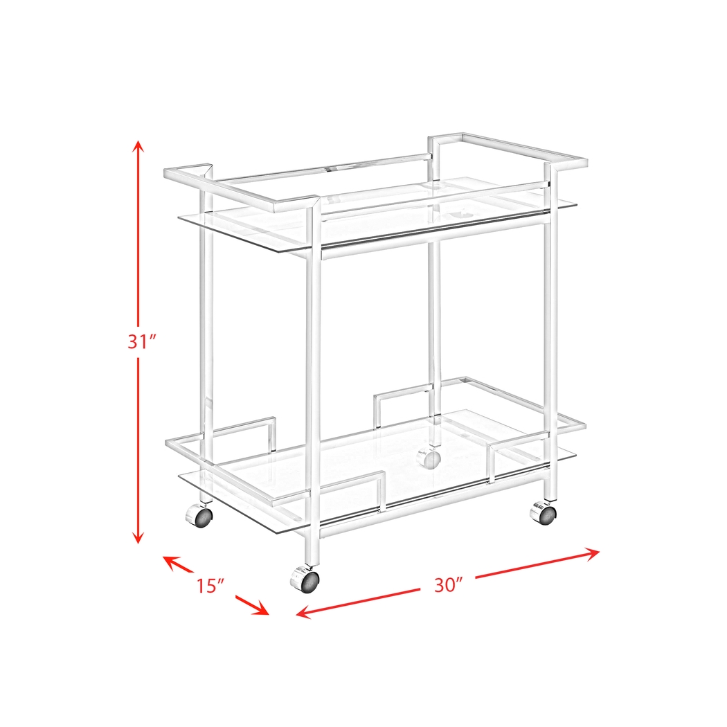 Banofax Silver Bar Cart - Thumbnail - Image 8
