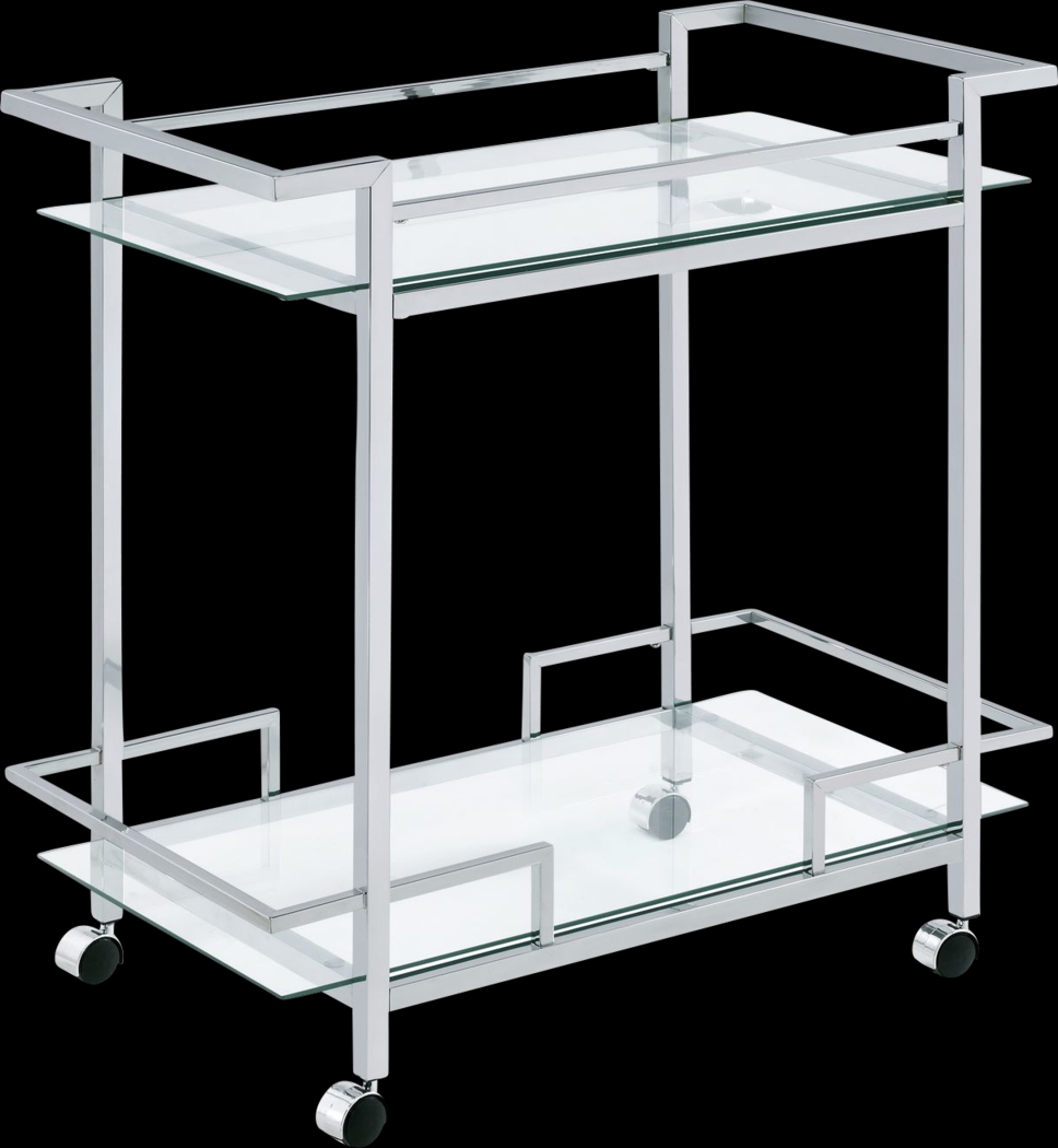 Banofax Silver Bar Cart - Thumbnail - Image 1
