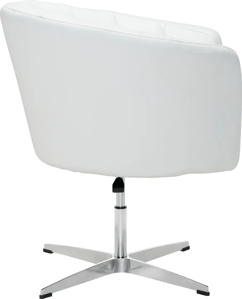 Banoffee White Office Chair - Thumbnail - Image 2