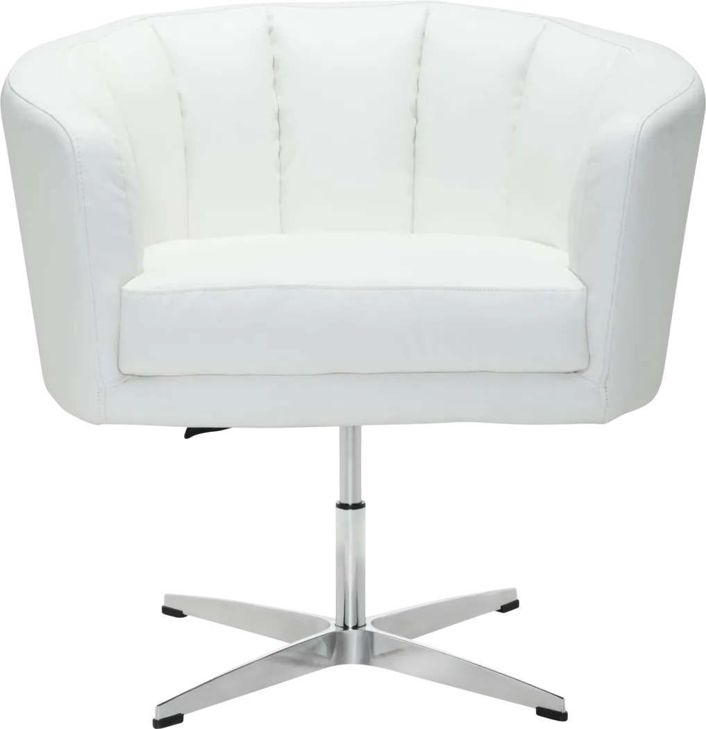 Banoffee White Office Chair - Thumbnail - Image 3