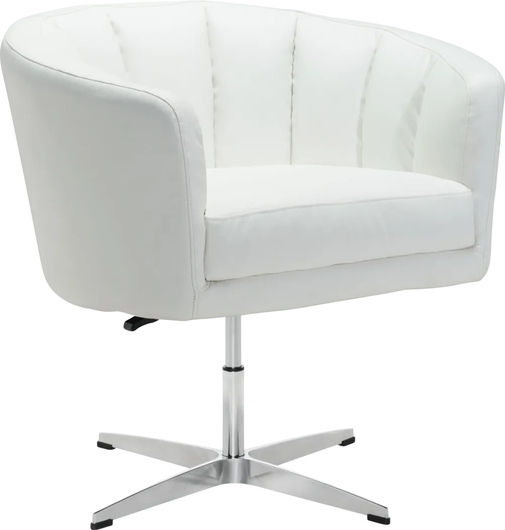Banoffee White Office Chair - Thumbnail - Image 1
