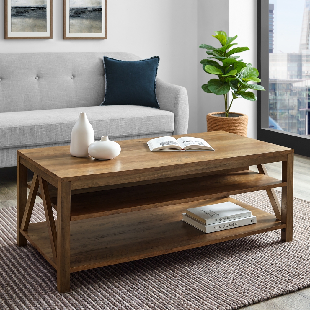 Banpass Brown Cocktail Table - Thumbnail - Image 5