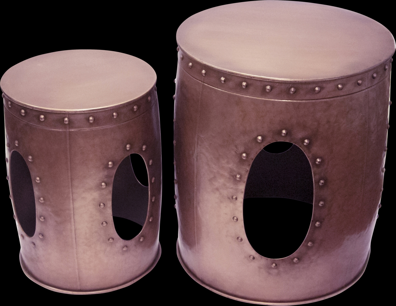 Banstead Copper Set of 2 Accent Tables - Thumbnail - Image 1