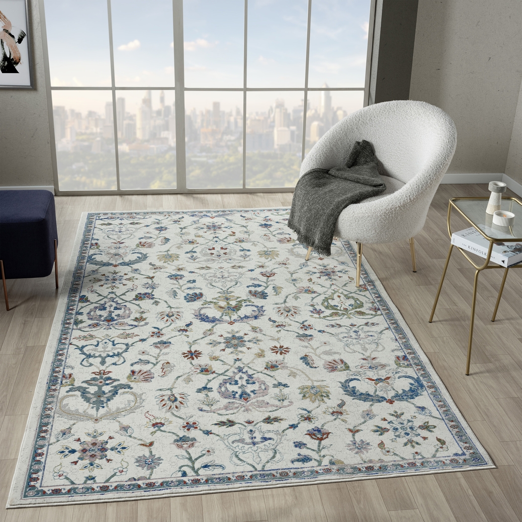 Bantera Ivory 7'9 x 9'9 Rug - Thumbnail - Image 2