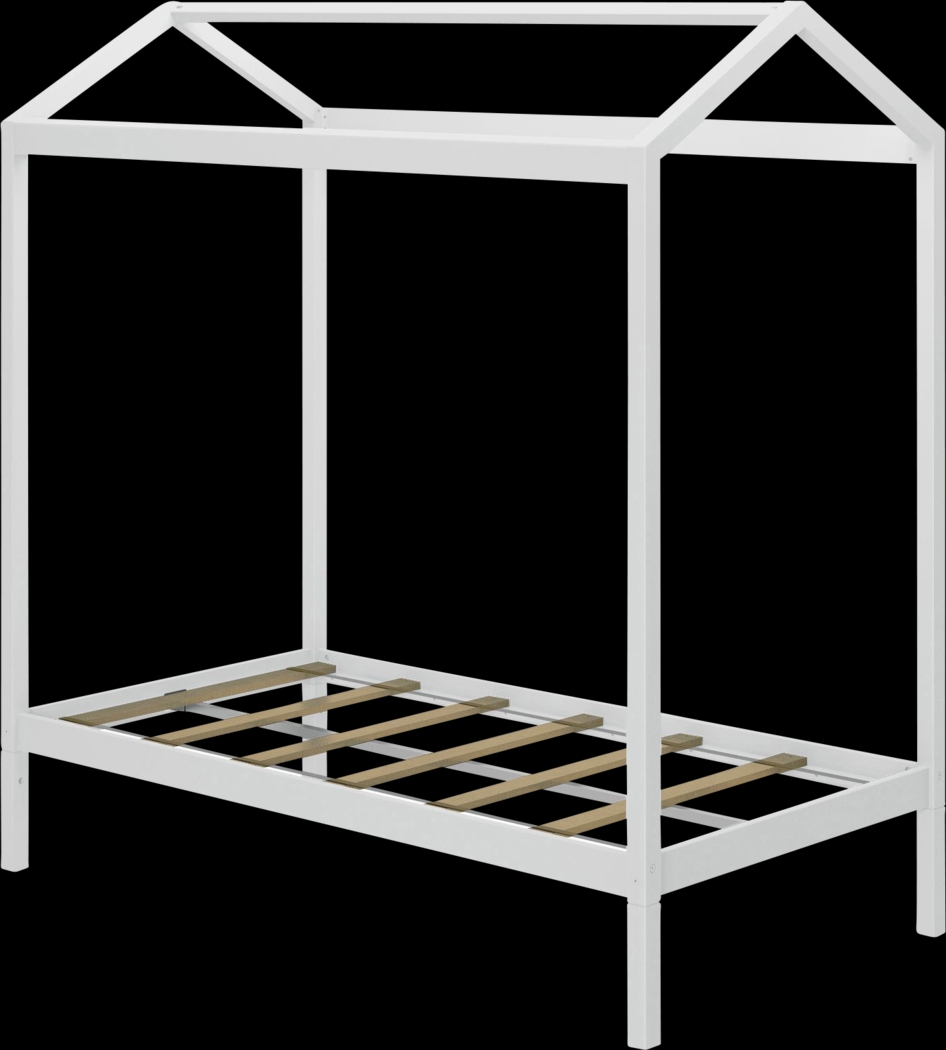 Kids Banting White Twin House Bed - Thumbnail - Image 6