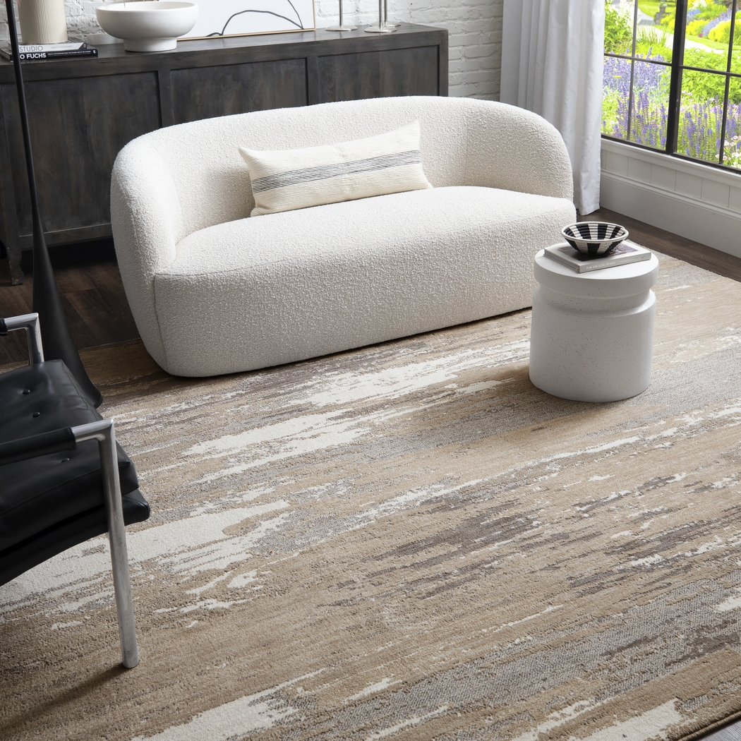 Stacy Garcia Banwin Ivory 5'3 x 7'10 Rug - Thumbnail - Image 3