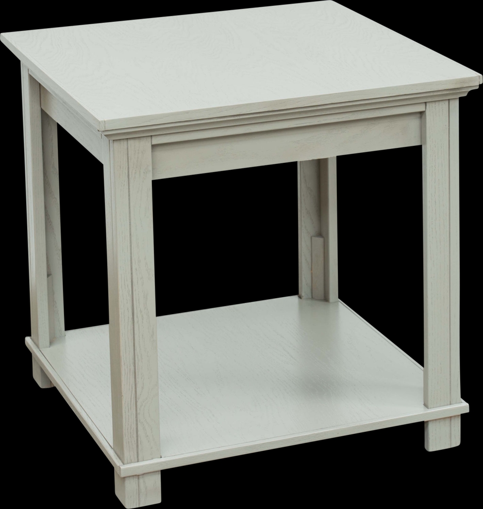 Baozi Beige End Table - Thumbnail - Image 1