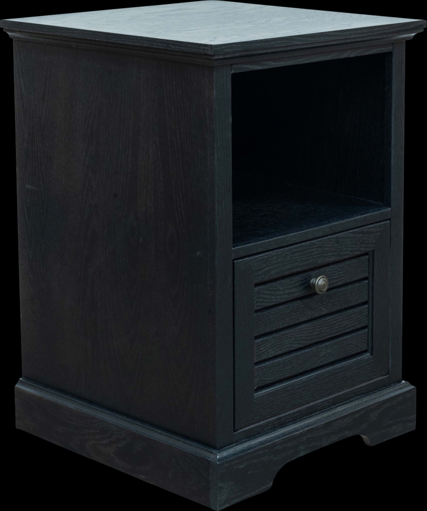 Baozi Black File Cabinet - Thumbnail - Image 1
