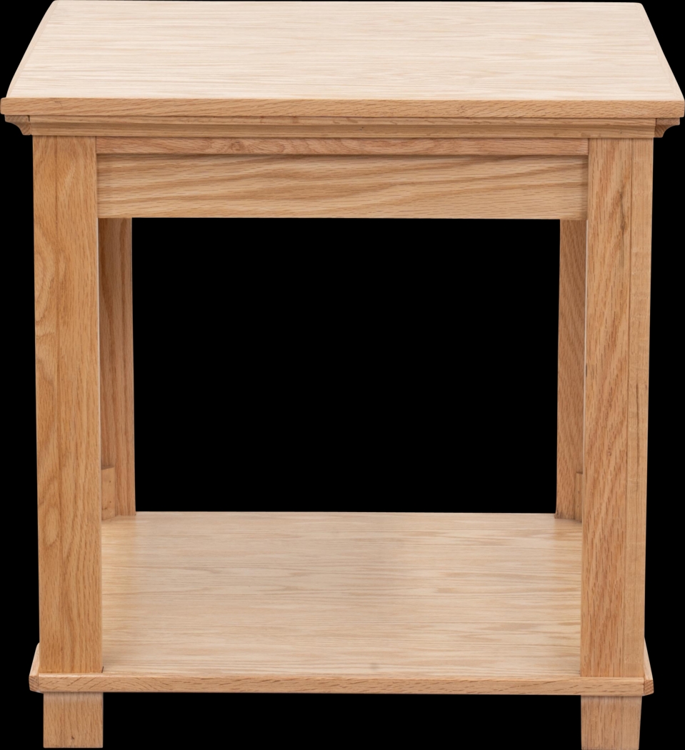 Baozi Natural End Table - Thumbnail - Image 2