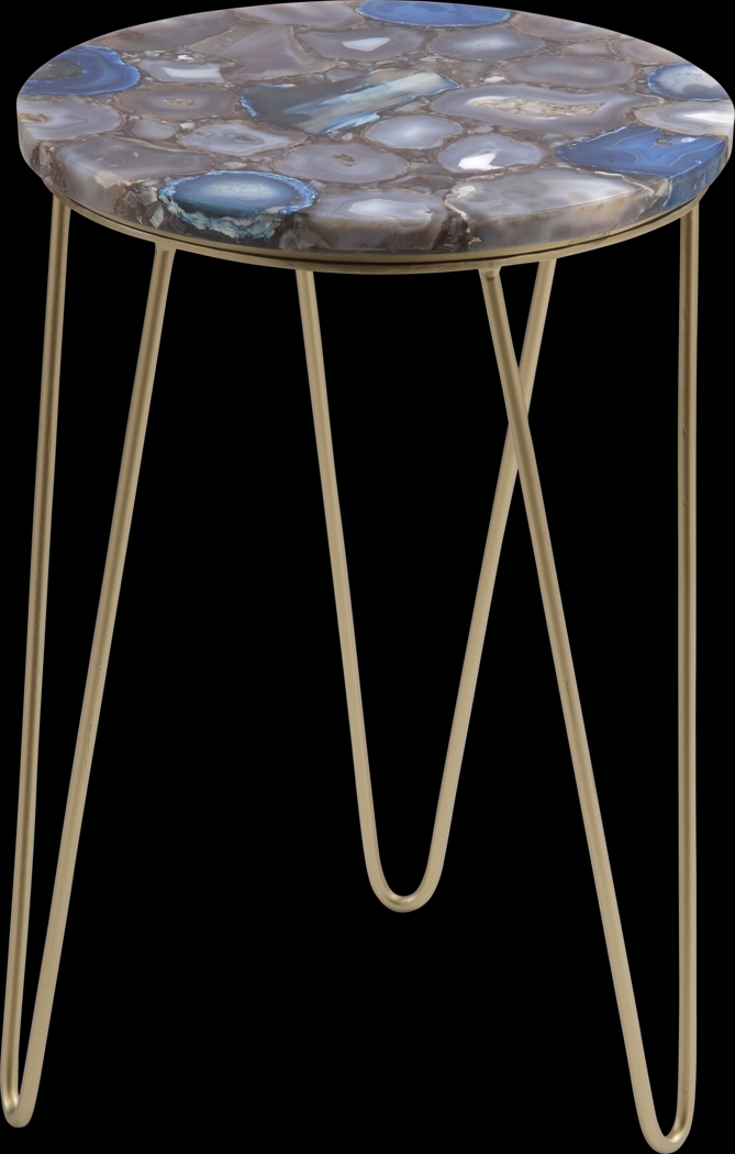 Barasford Gold Accent Table - Thumbnail - Image 1