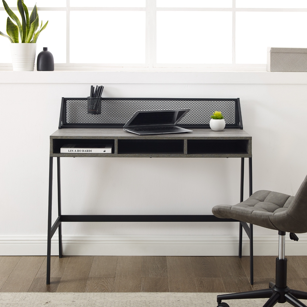 Barasinga Gray Desk - Thumbnail - Image 6