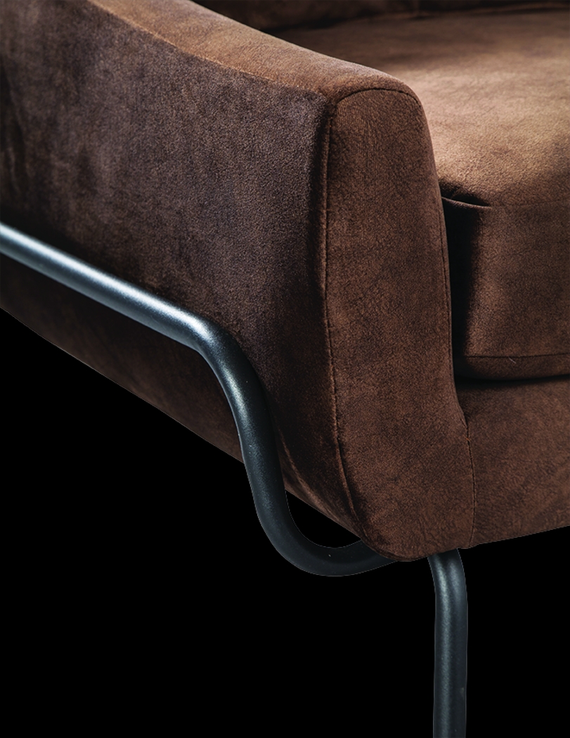Baraway Brown Accent Chair - Thumbnail - Image 3