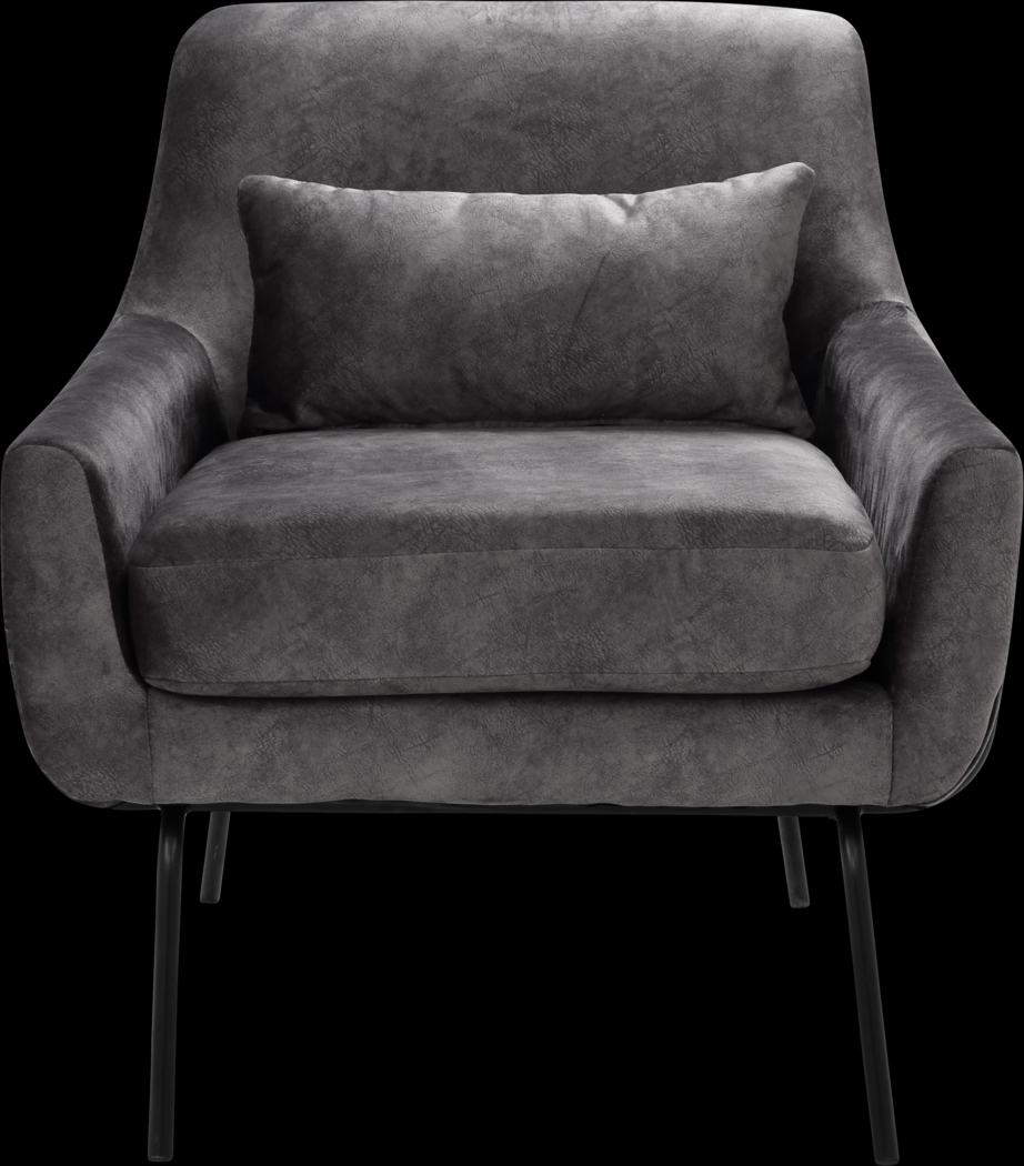 Baraway Gray Accent Chair - Thumbnail - Image 2