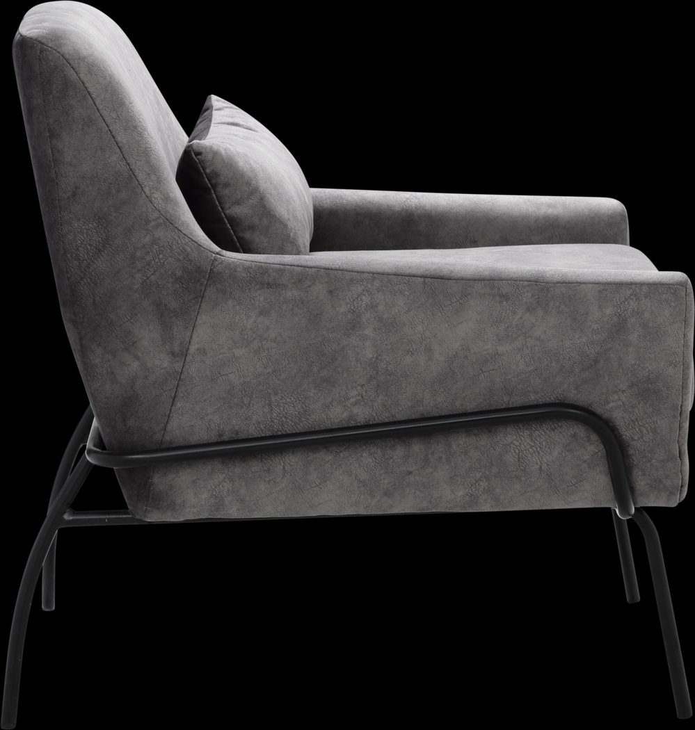 Baraway Gray Accent Chair - Thumbnail - Image 4