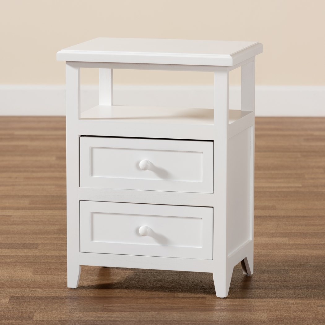 Barbaree White Nightstand - Thumbnail - Image 7