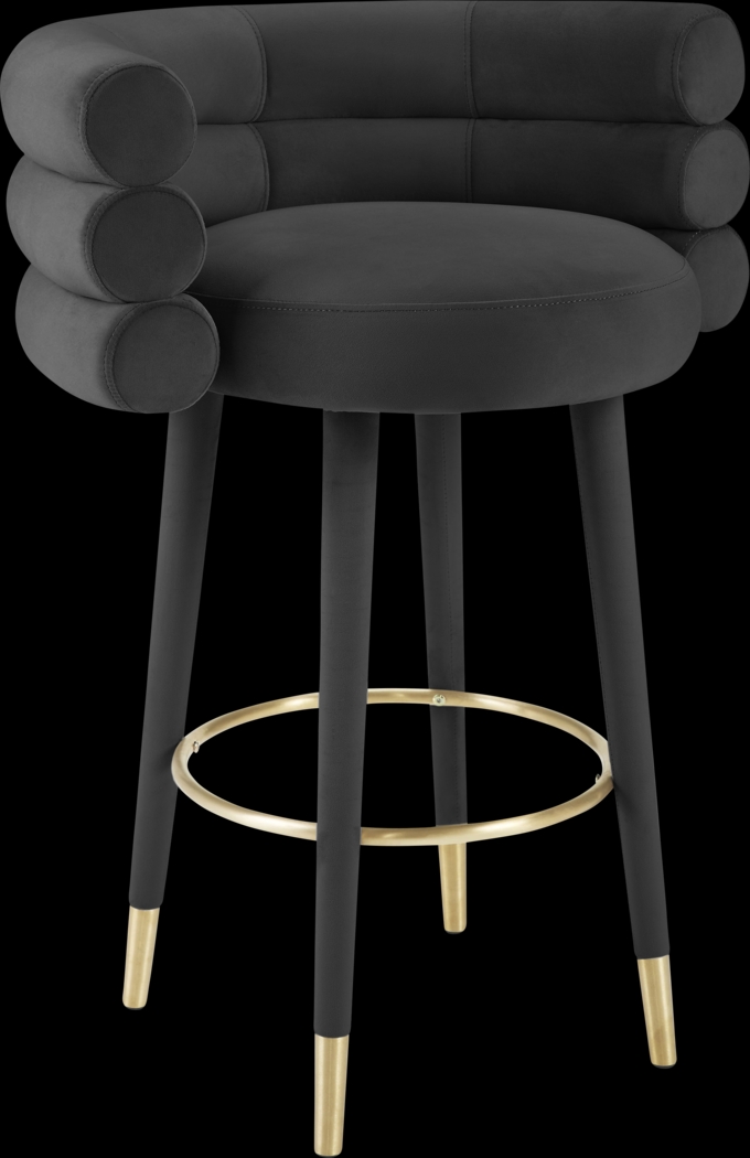 Barberry Black Barstool - Thumbnail - Image 1