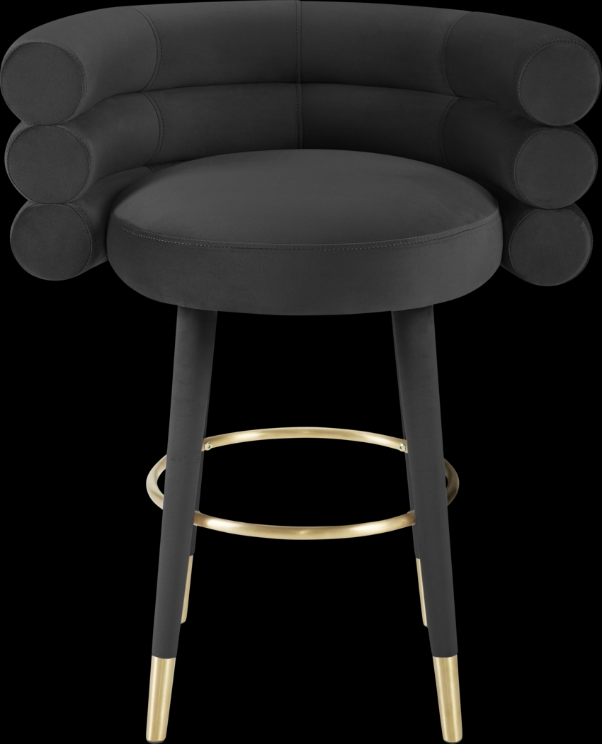 Barberry Black Counter Height Stool - Thumbnail - Image 2