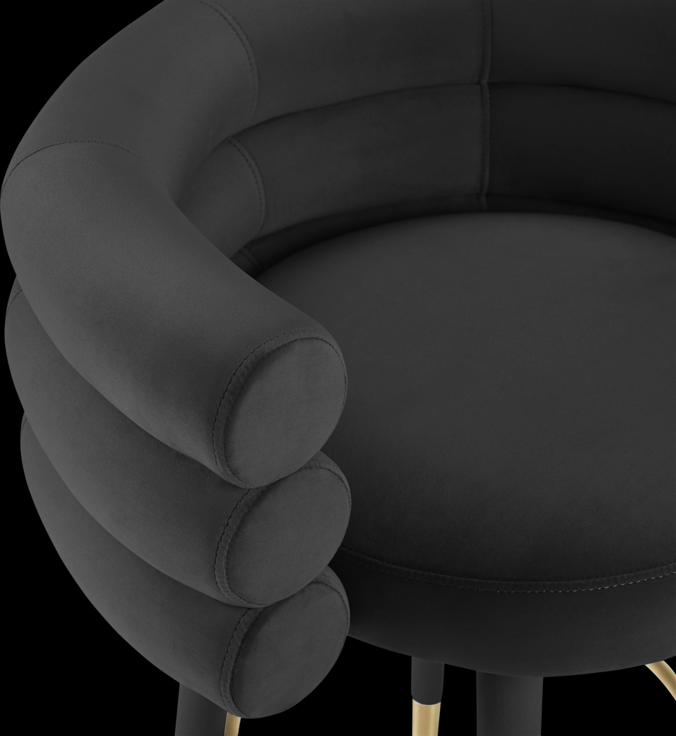 Barberry Black Counter Height Stool - Thumbnail - Image 4