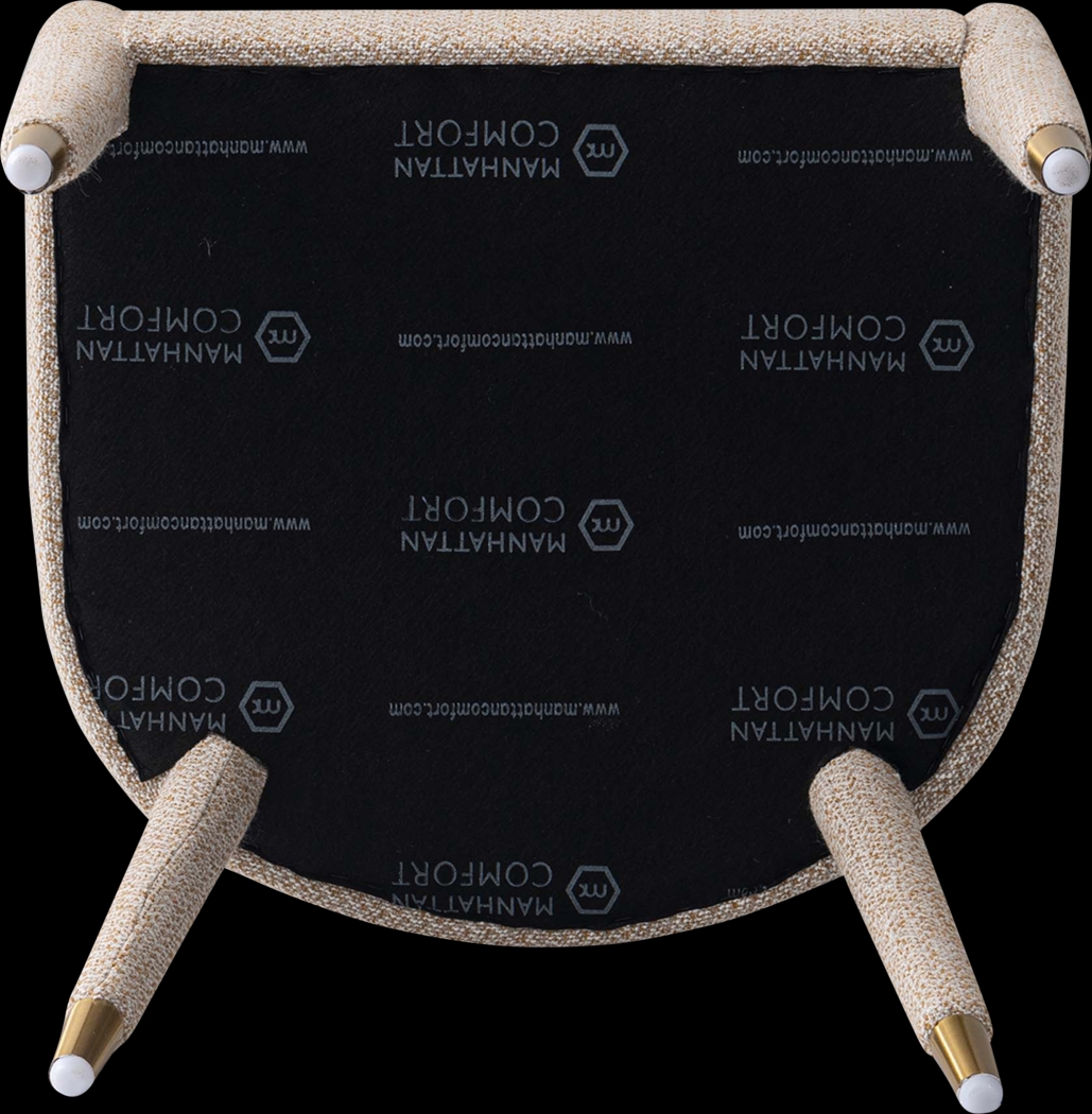 Barbette Gold Arm Chair - Thumbnail - Image 9