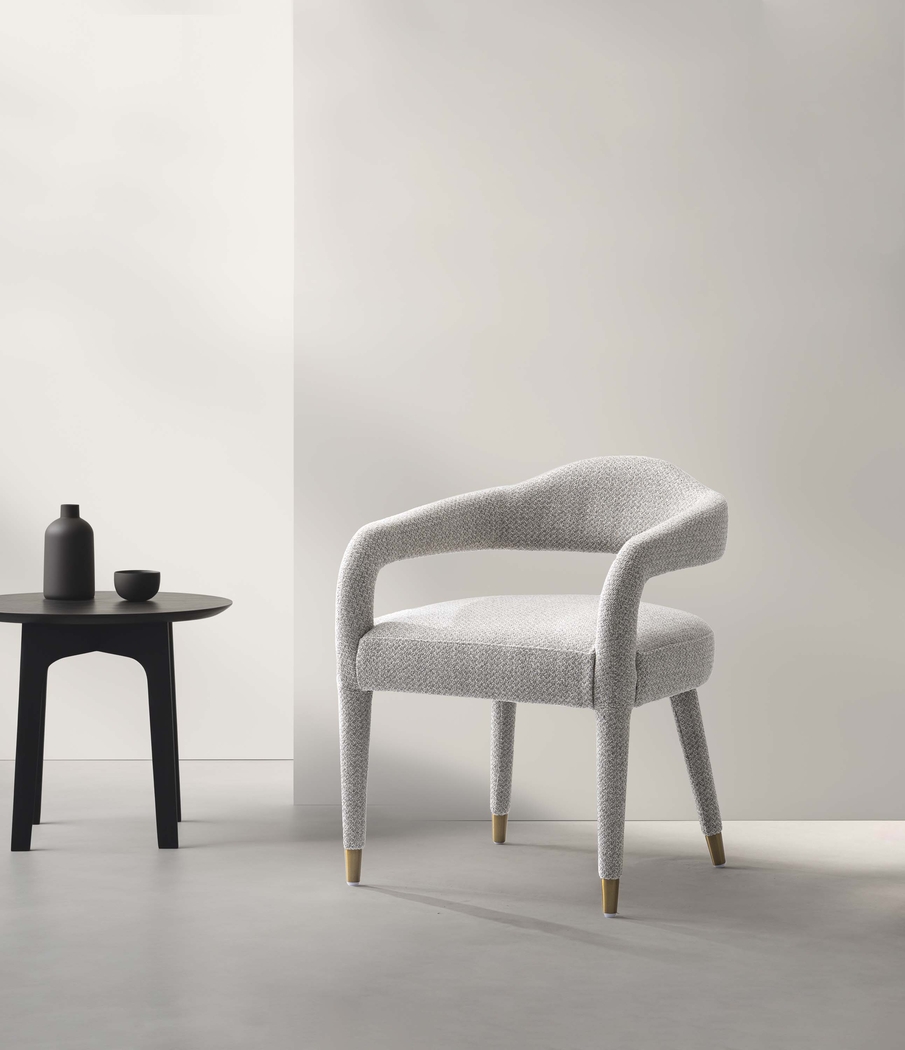 Barbette Silver Arm Chair - Thumbnail - Image 2