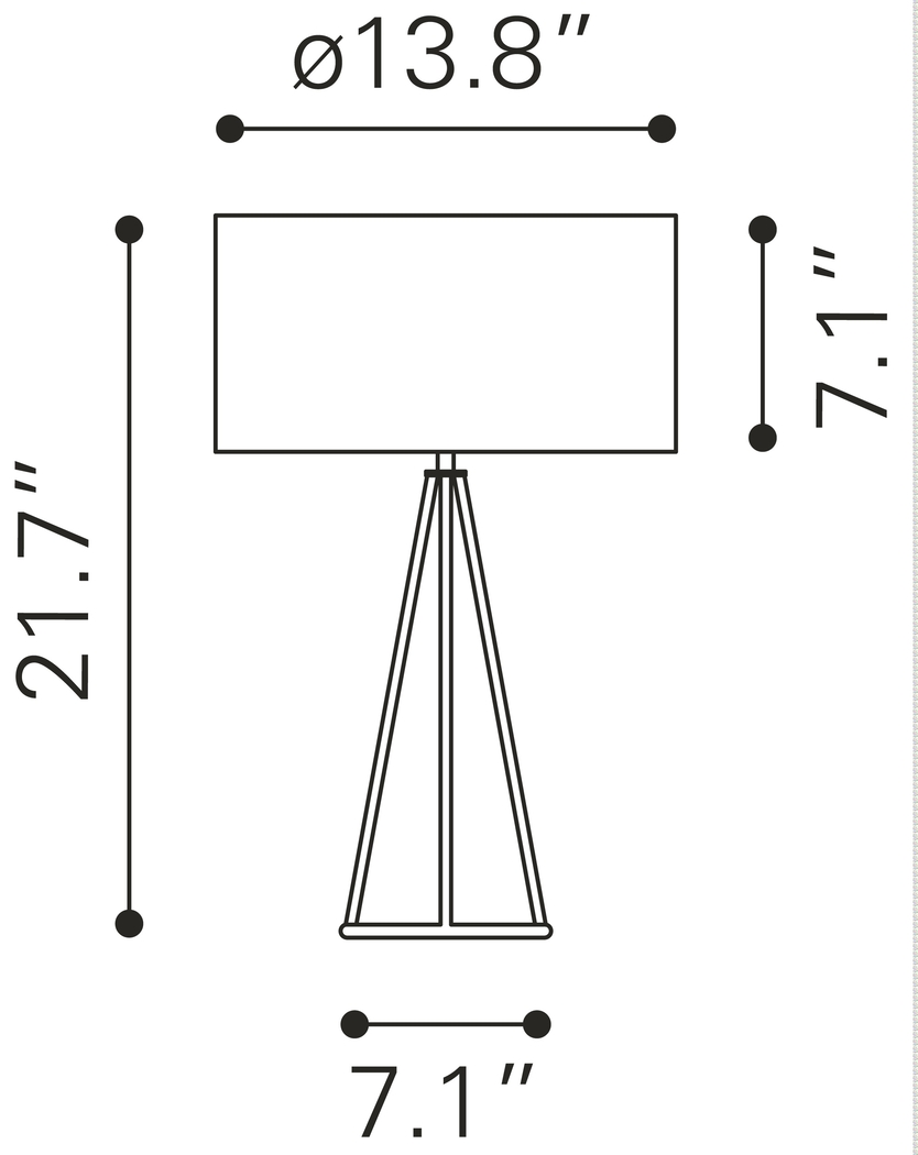 Barbour Boulevard Brass Lamp - Thumbnail - Image 8