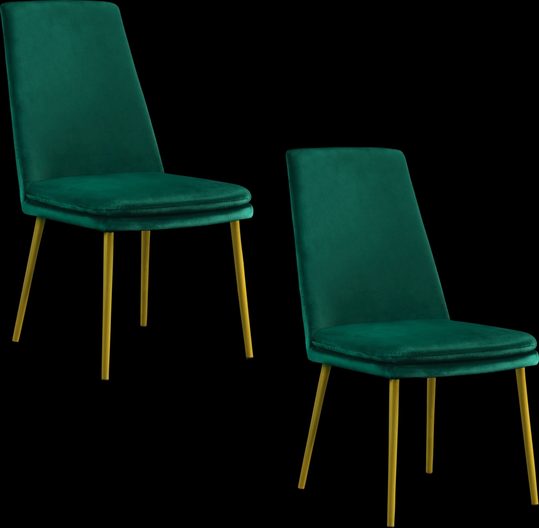 Barbstone Green Dining Chair, Set of 2 - Thumbnail - Image 1